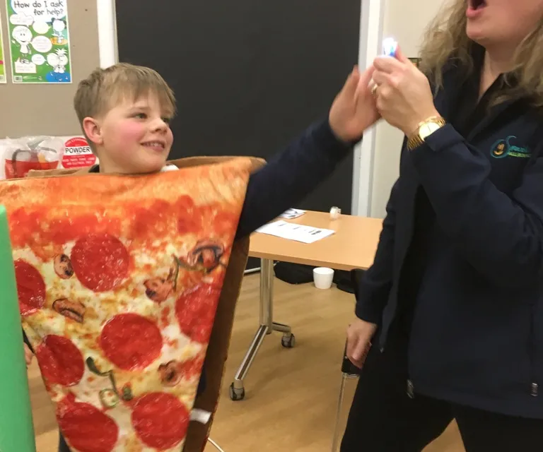 A practical demonstration during a Smiles All Round workshop